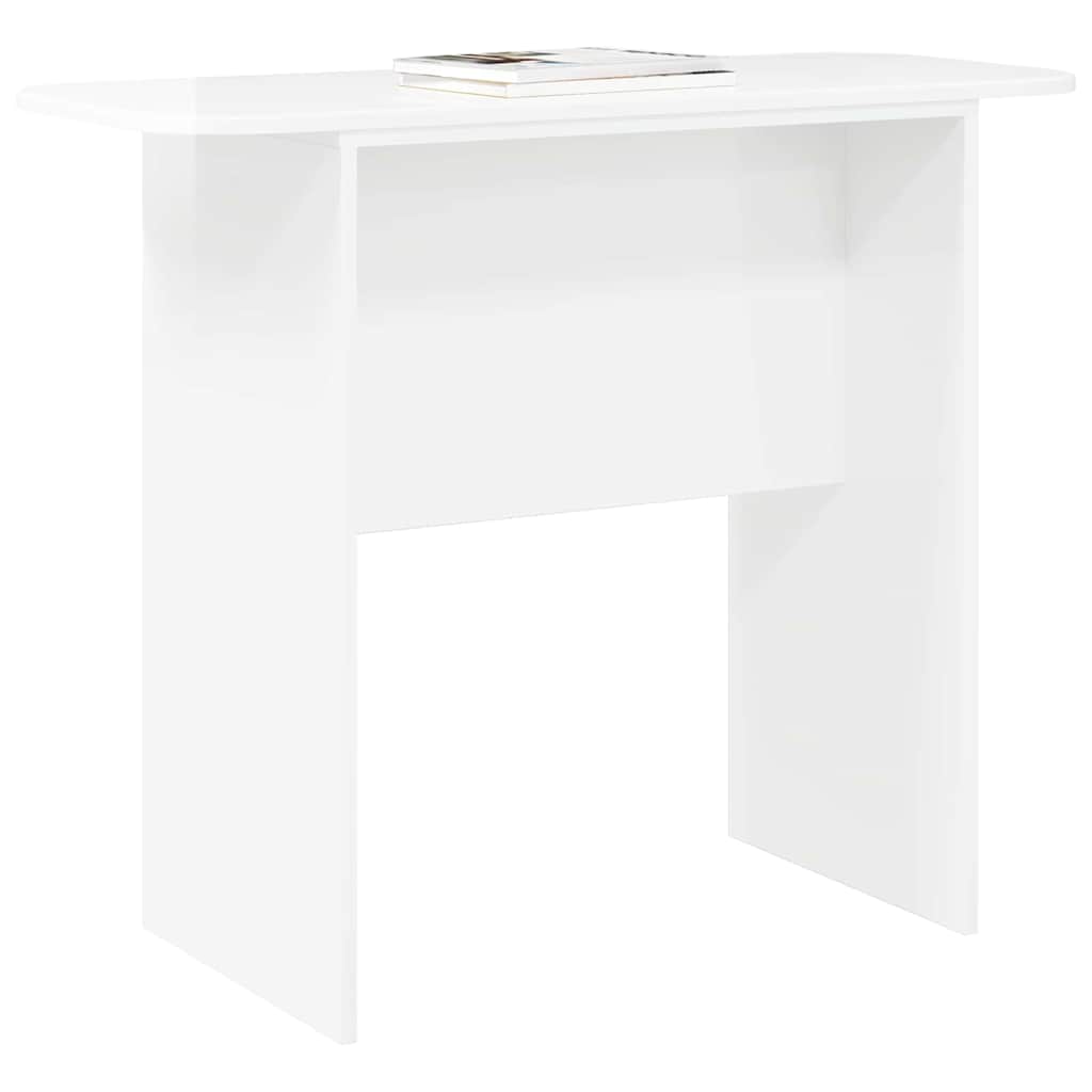 Konzolna stolica Visoki sjaj bijela 93 x 40 x 75 cm