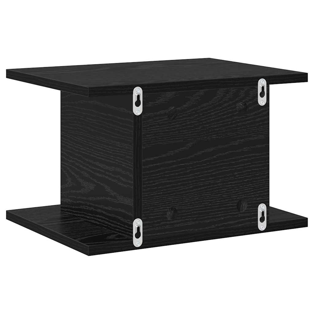 Noćni ormarić Crni hrast 40 x 30 x 25 cm Konstruirano drvo