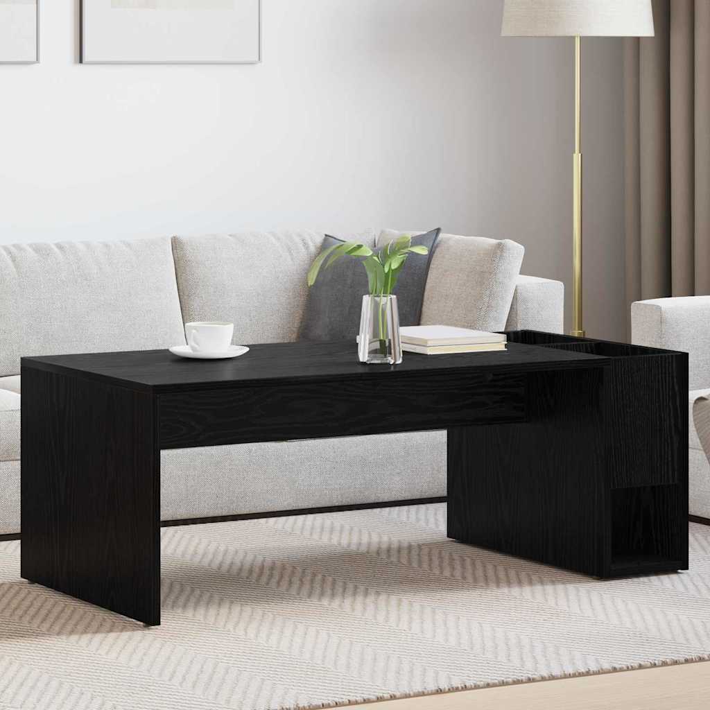 Kava Stol Crni hrast 101,5 x 50 x 37 cm Konstruirano drvo