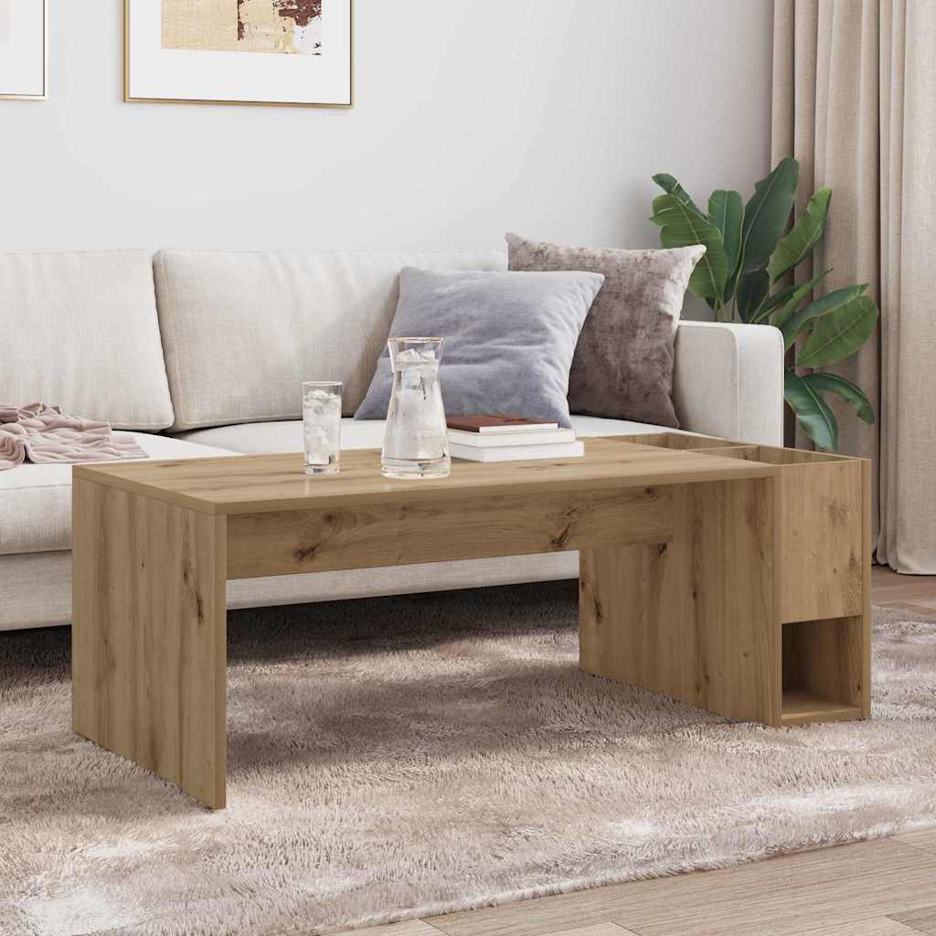 Kava Stol Umjetnički hrast 101,5 x 50 x 37 cm Konstruirano drvo