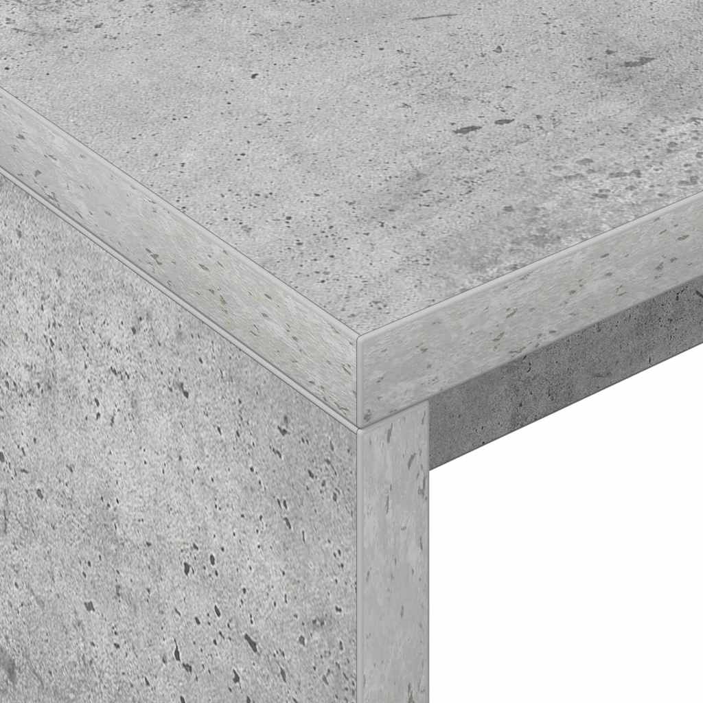 Stol Betonski sivi 109 x 50 x 78 cm Konstruirano drvo