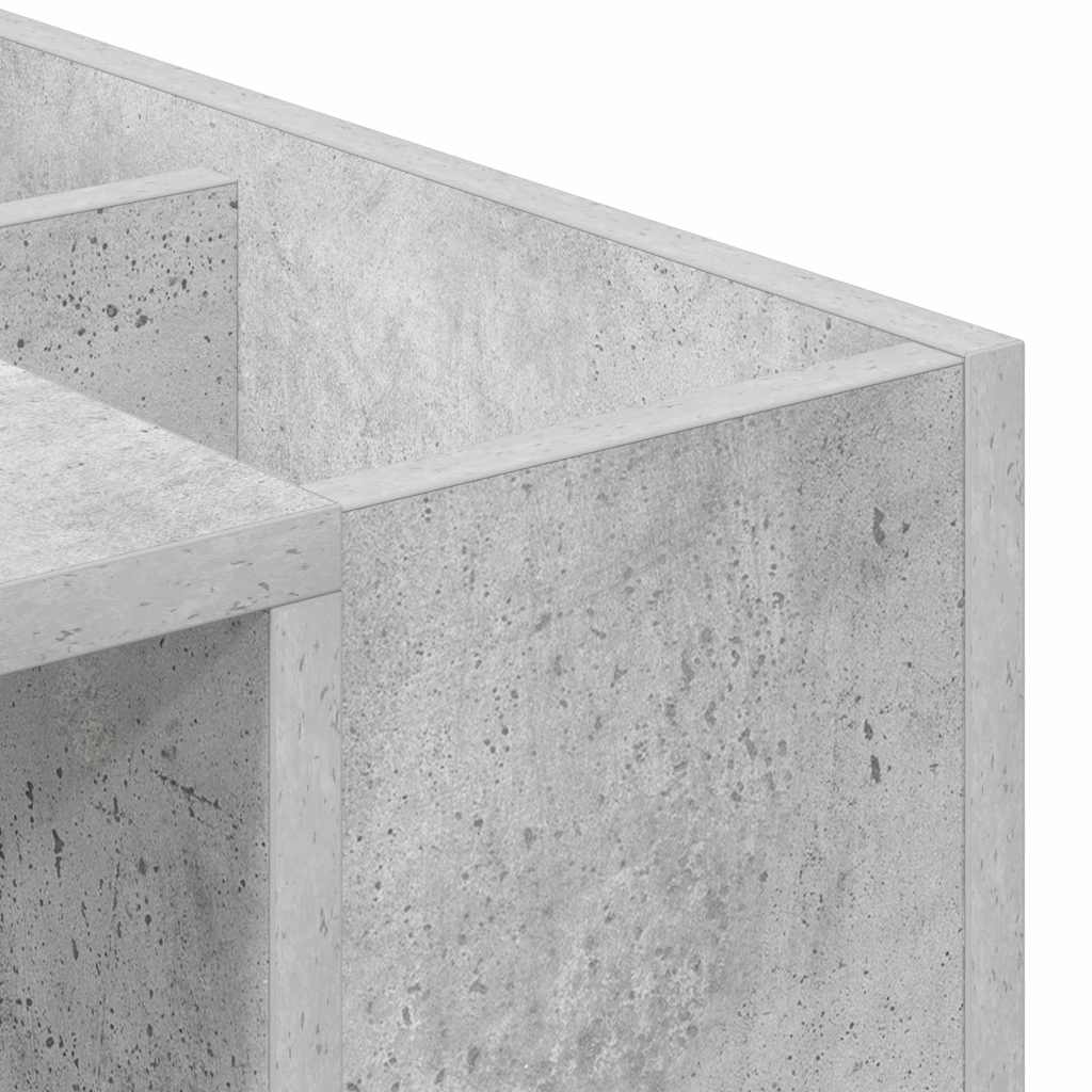 Stol Betonski sivi 109 x 50 x 78 cm Konstruirano drvo