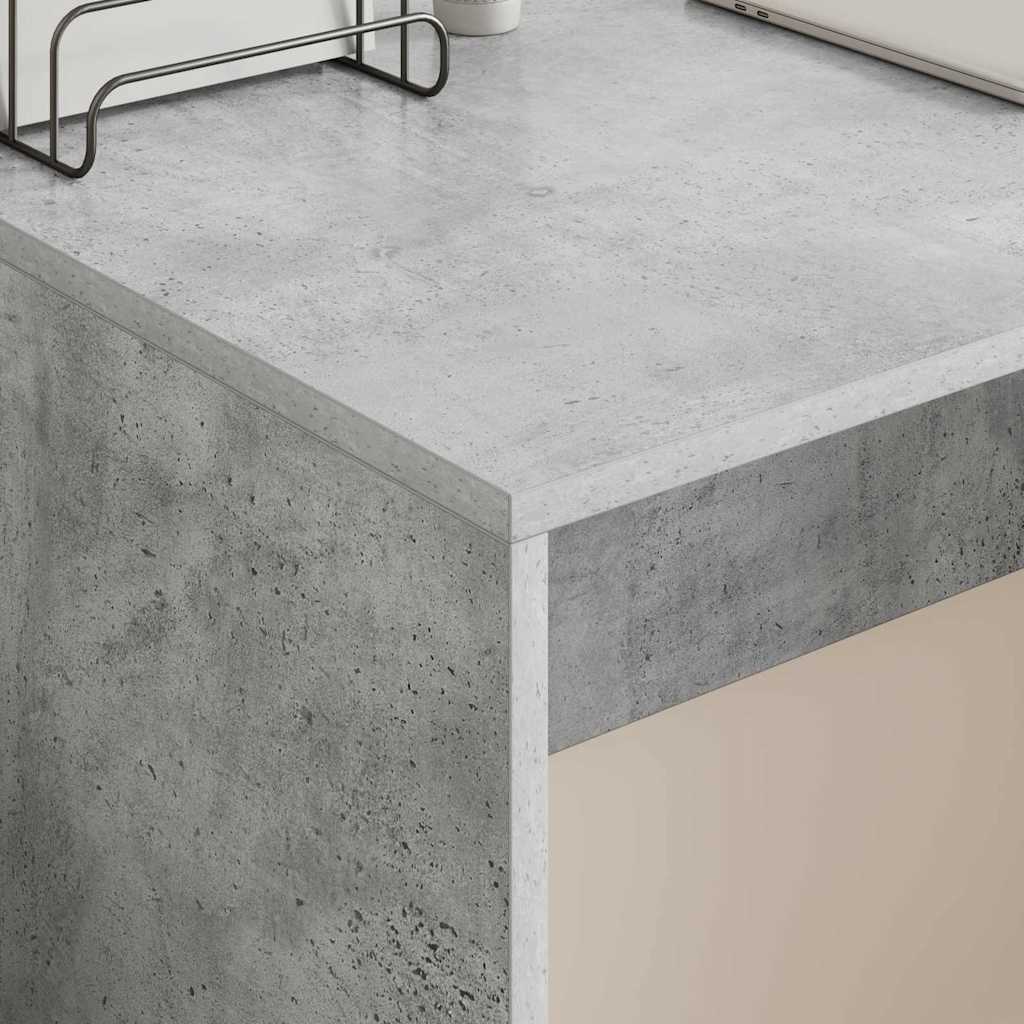 Stol Betonski sivi 109 x 50 x 78 cm Konstruirano drvo