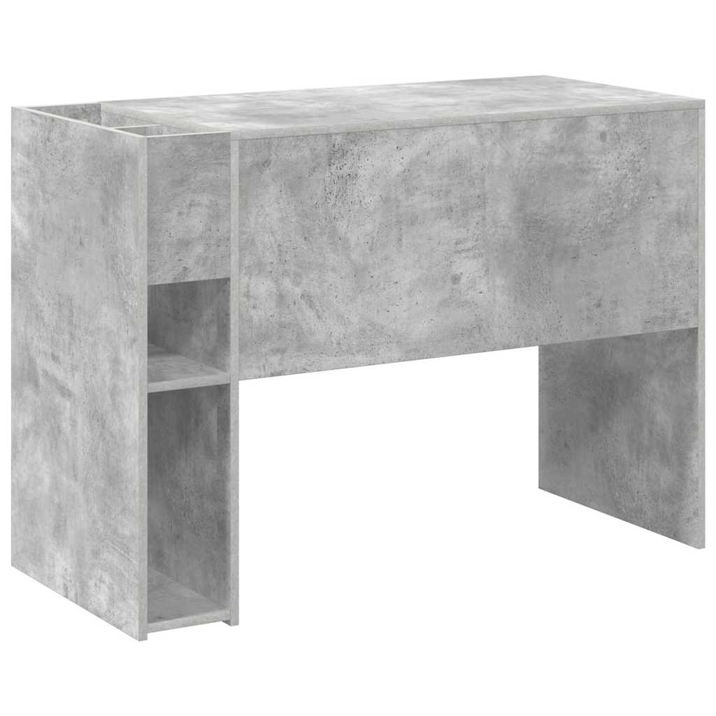Stol Betonski sivi 109 x 50 x 78 cm Konstruirano drvo