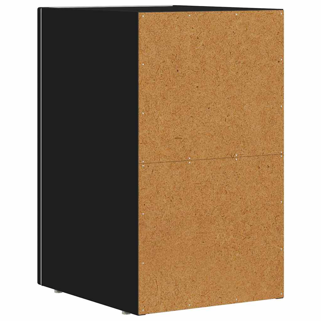 Noćni ormarić Crna 29,5 x 33,5 x 50 cm Konstruirano drvo