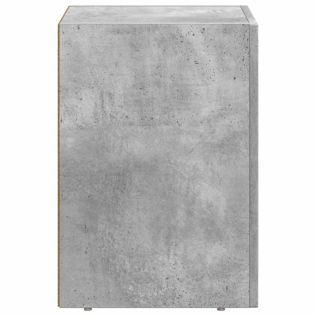 Noćni ormarić 2 pcs Betonski sivi 29,5 x 33,5 x 50 cm