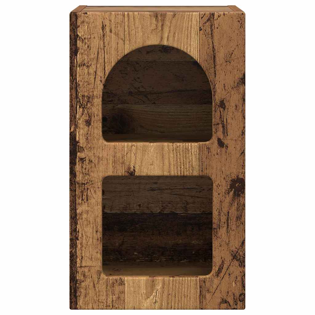 Noćni ormarić 2 pcs Staro drvo 29,5 x 33,5 x 50 cm