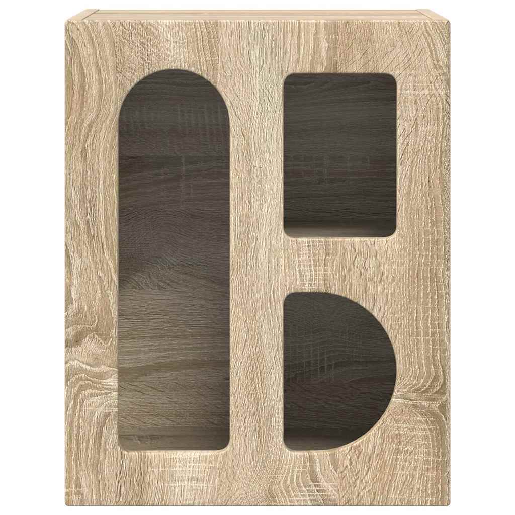 Noćni ormarić 2 pcs Sonoma hrast 40 x 35 x 50 cm
