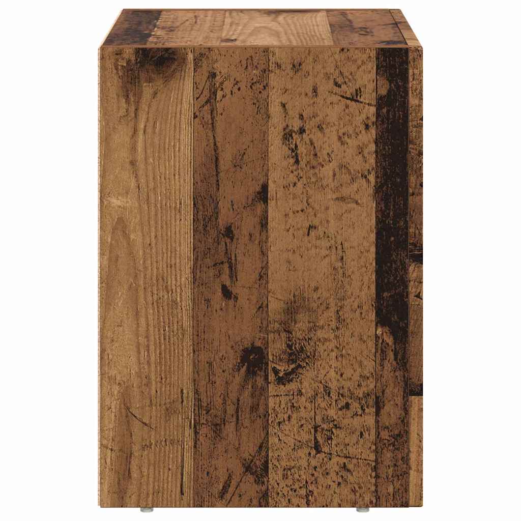 Noćni ormarić 2 pcs Staro drvo 40 x 35 x 50 cm
