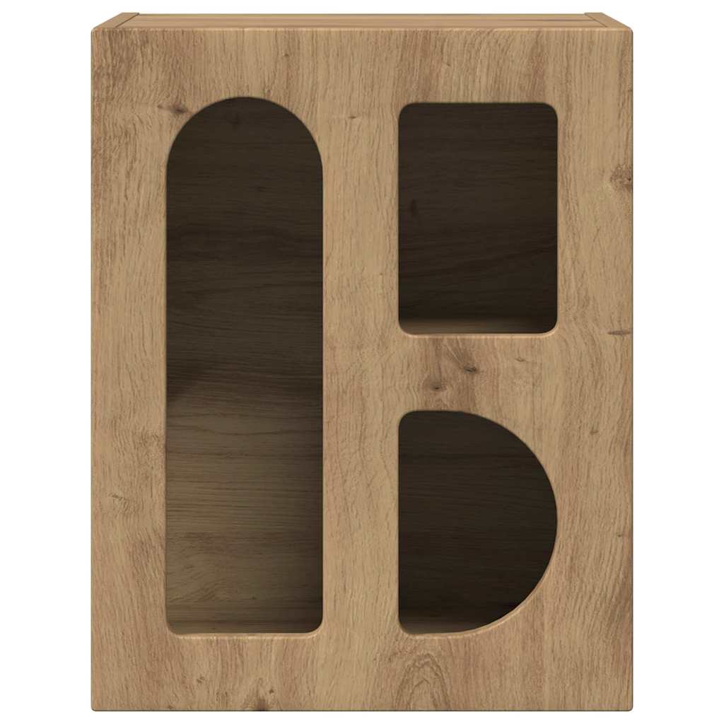 Noćni ormarić 2 pcs Umjetnički hrast 40 x 35 x 50 cm