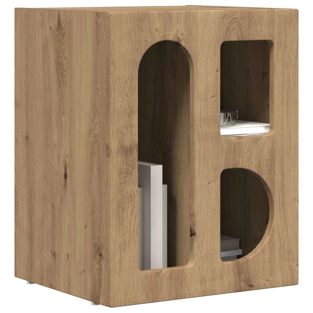 Noćni ormarić 2 pcs Umjetnički hrast 40 x 35 x 50 cm