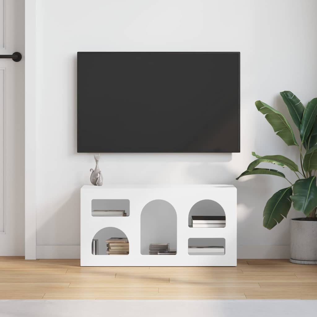 TV ormar Bijelo 80 x 35 x 40 cm Konstruirano drvo