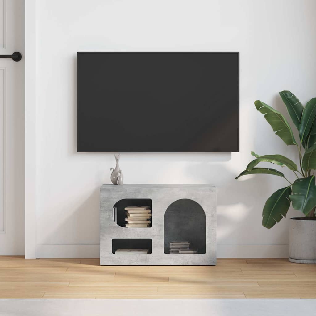 TV ormar Betonski sivi 60 x 35 x 40 cm Konstruirano drvo