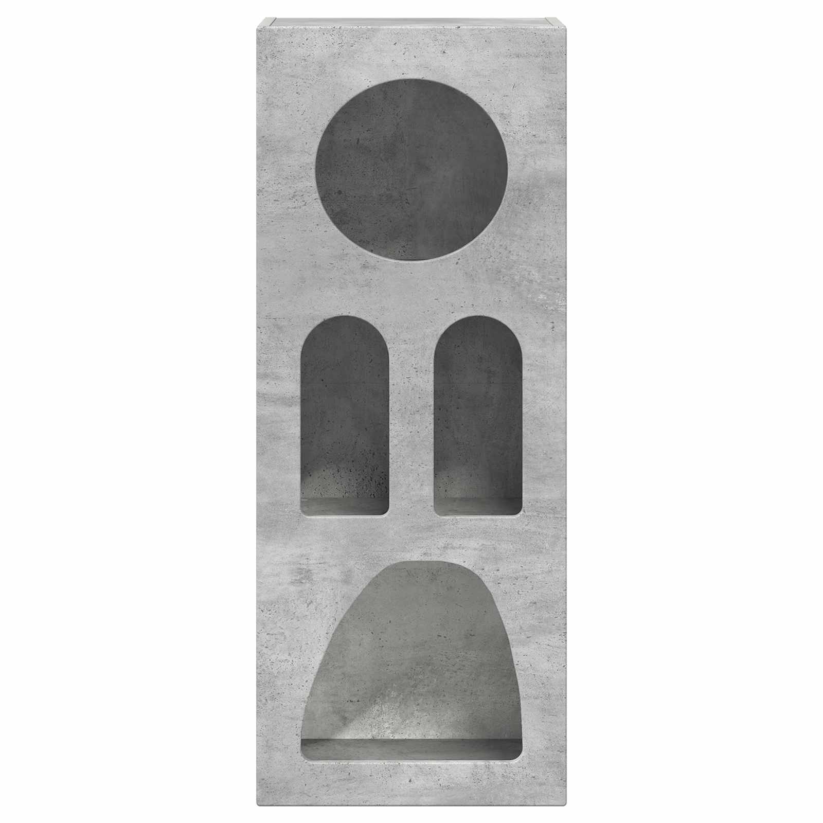 Kreveta Betonski sivi 40 x 35 x 100.5 cm Konstruirano drvo