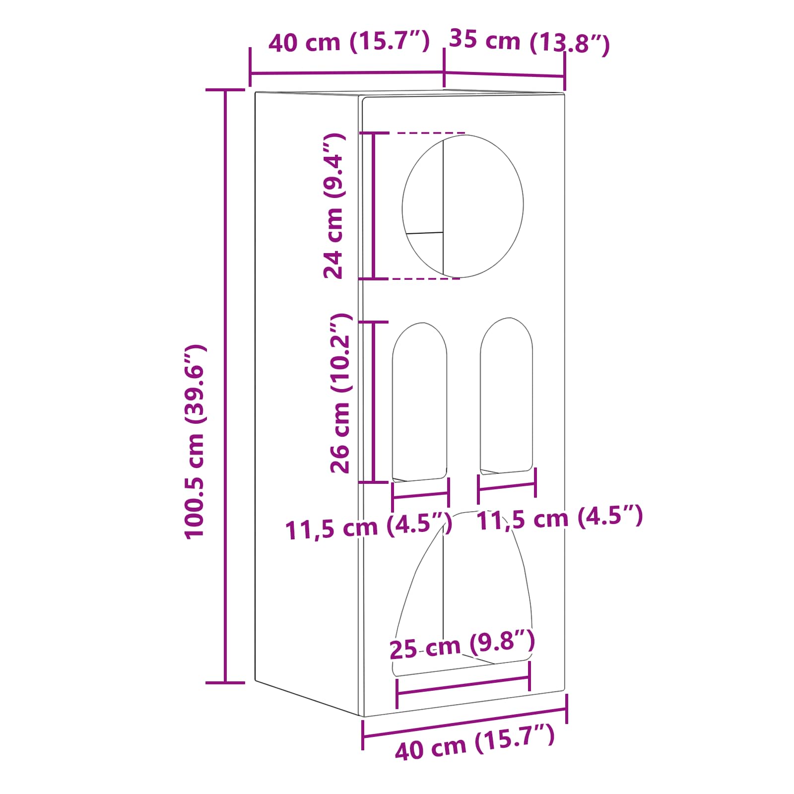 Kreveta Betonski sivi 40 x 35 x 100.5 cm Konstruirano drvo