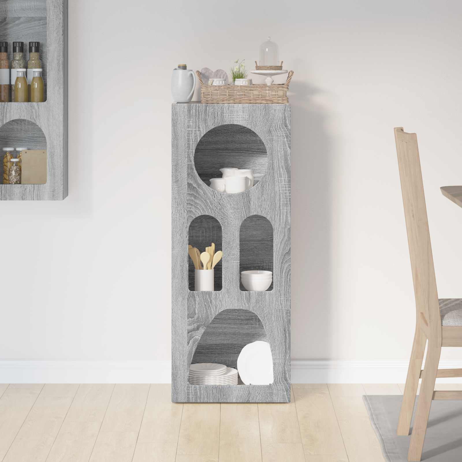 Kreveta Siva Sonoma 40 x 35 x 100.5 cm Konstruirano drvo