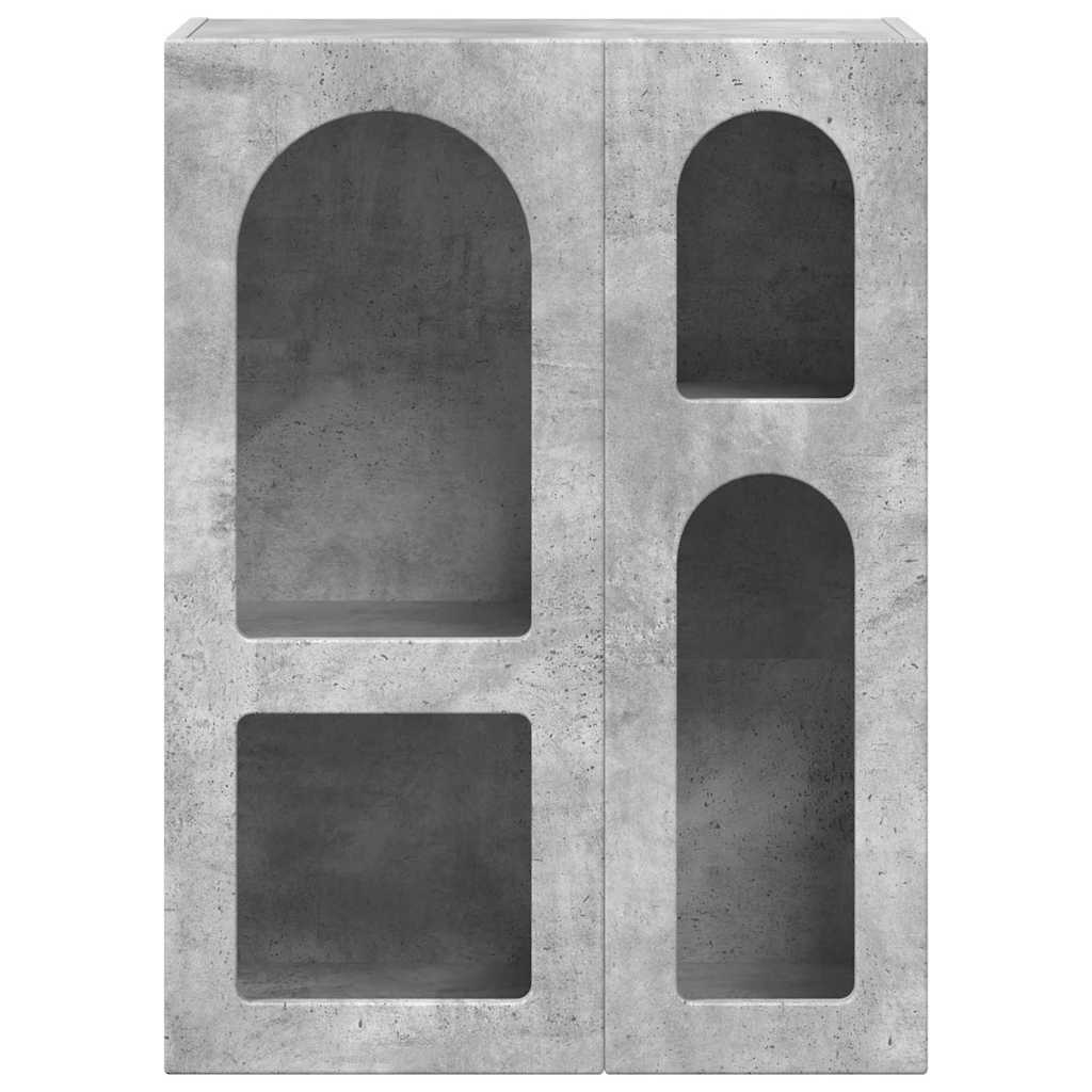 Kreveta Betonski sivi 59 x 35 x 80.5 cm Konstruirano drvo