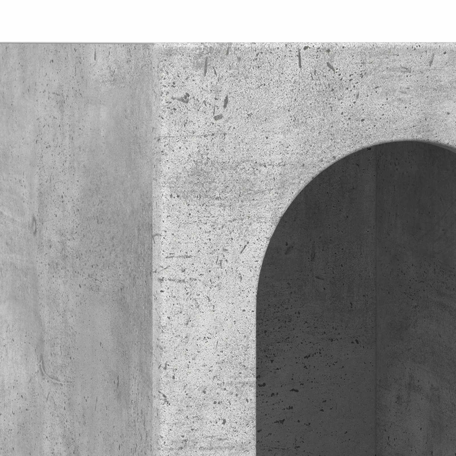 Kreveta Betonski sivi 59 x 35 x 100,5 cm Konstruirano drvo
