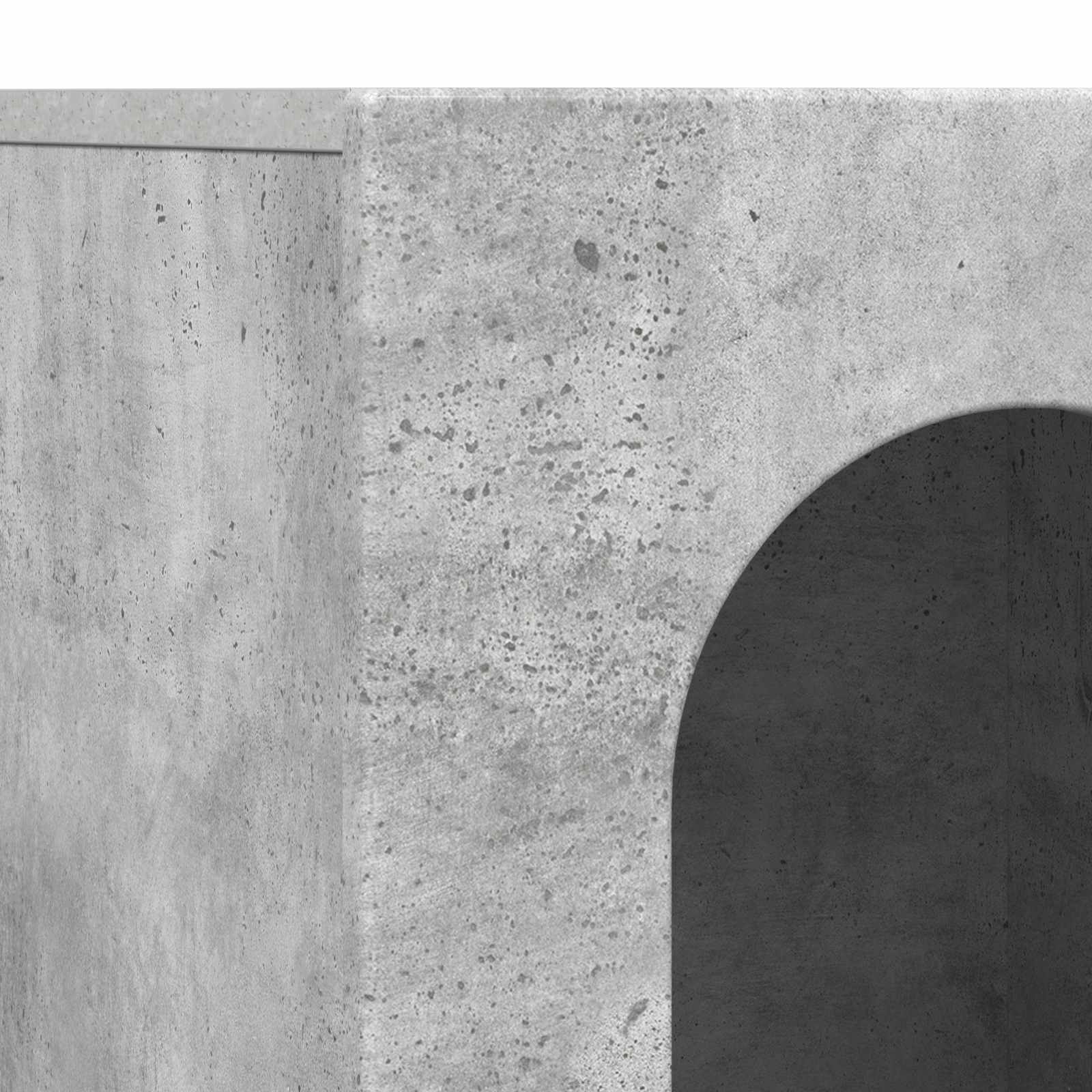 Kreveta Betonski sivi 100 x 35 x 59 cm Konstruirano drvo
