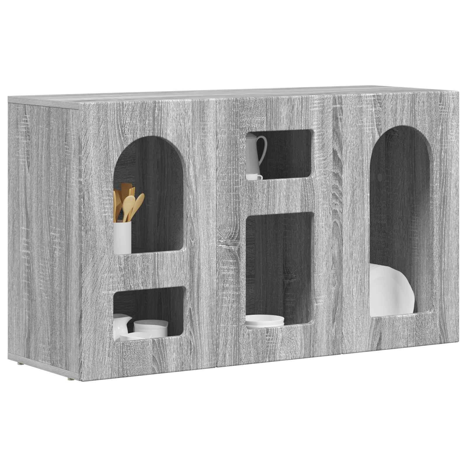Kreveta Siva Sonoma 100 x 35 x 59 cm Konstruirano drvo