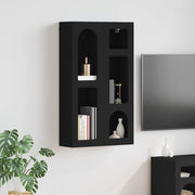 Viseći ormarić Zidne Crna 59 x 20 x 100 cm Konstruirano drvo