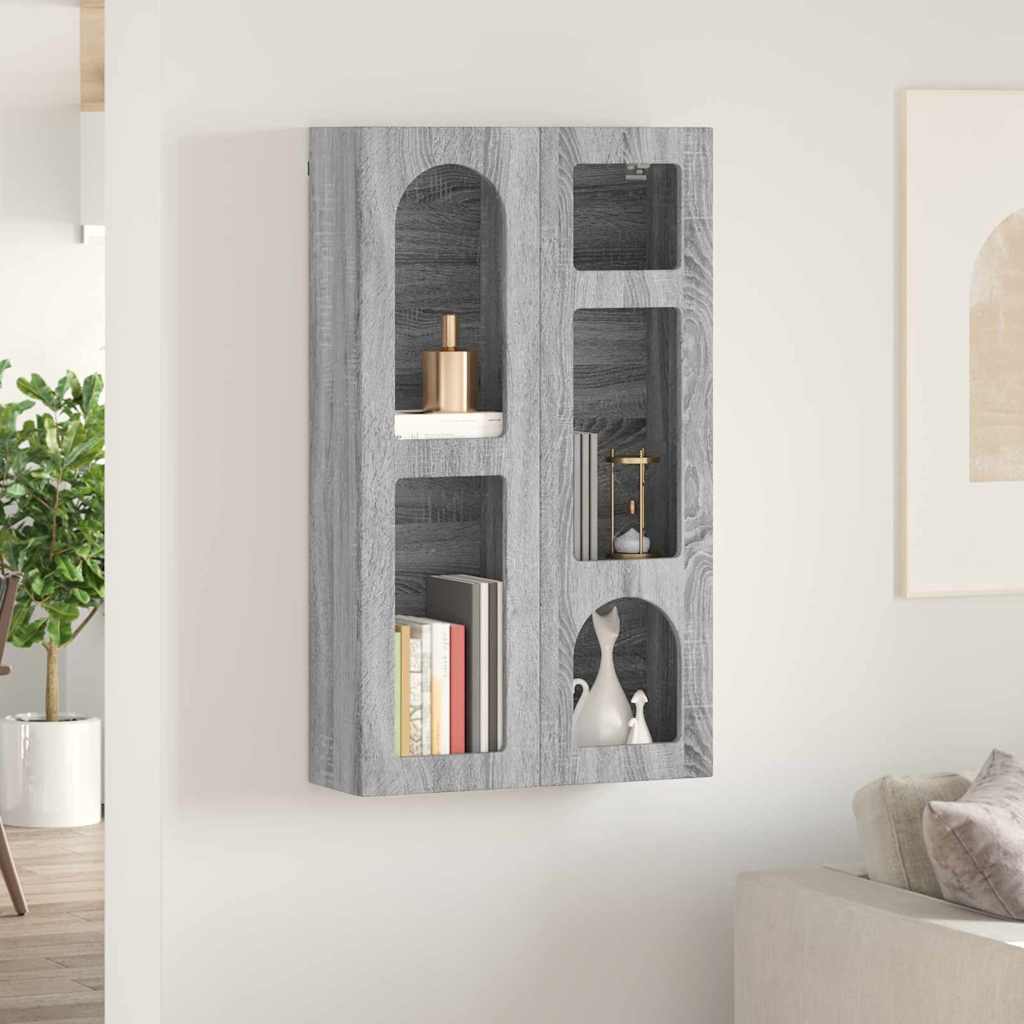 Viseći ormarić Siva Sonoma 59 x 20 x 100 cm Konstruirano drvo