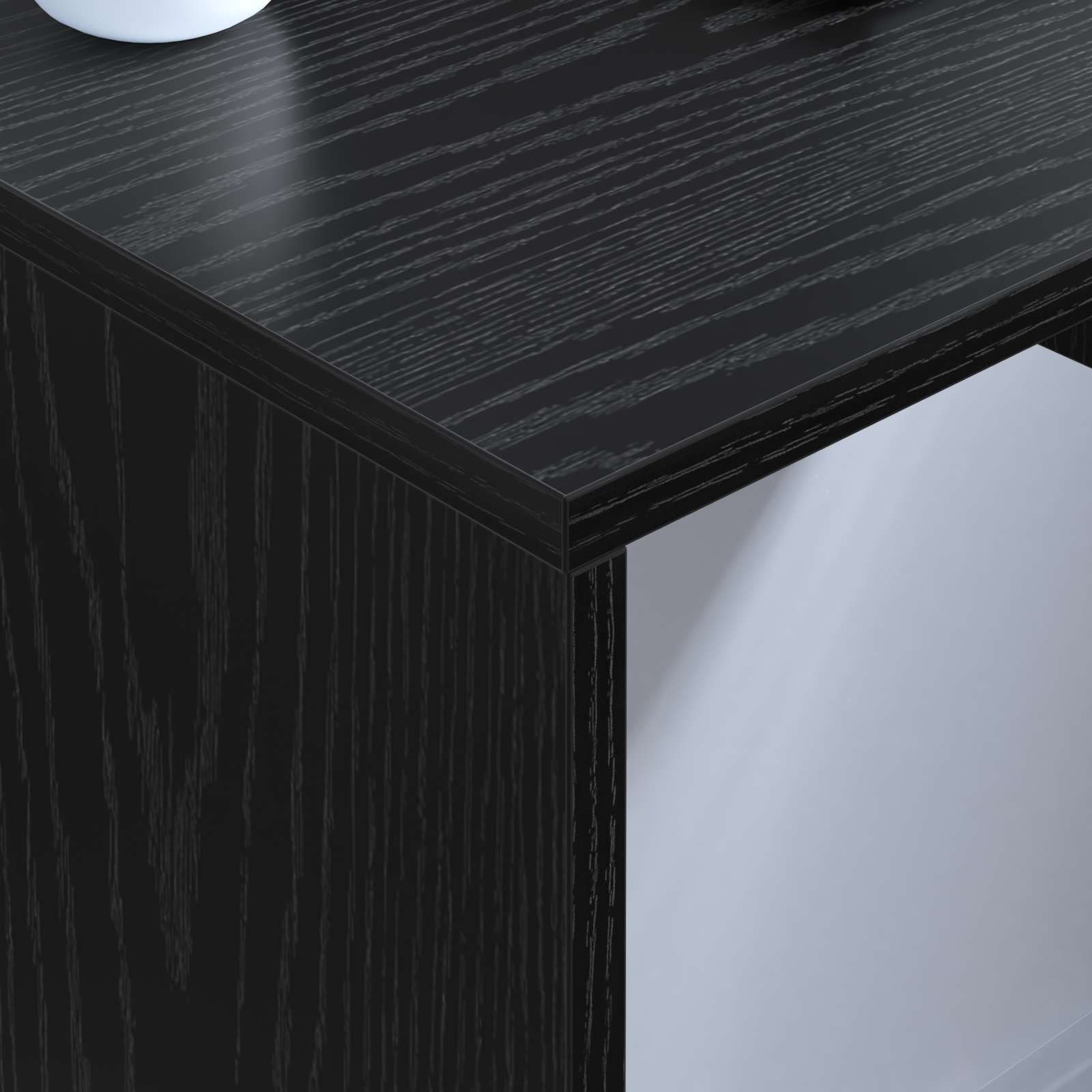 Stol za zid Zidne Crni hrast 60 x 45 x 30 cm Konstruirano drvo