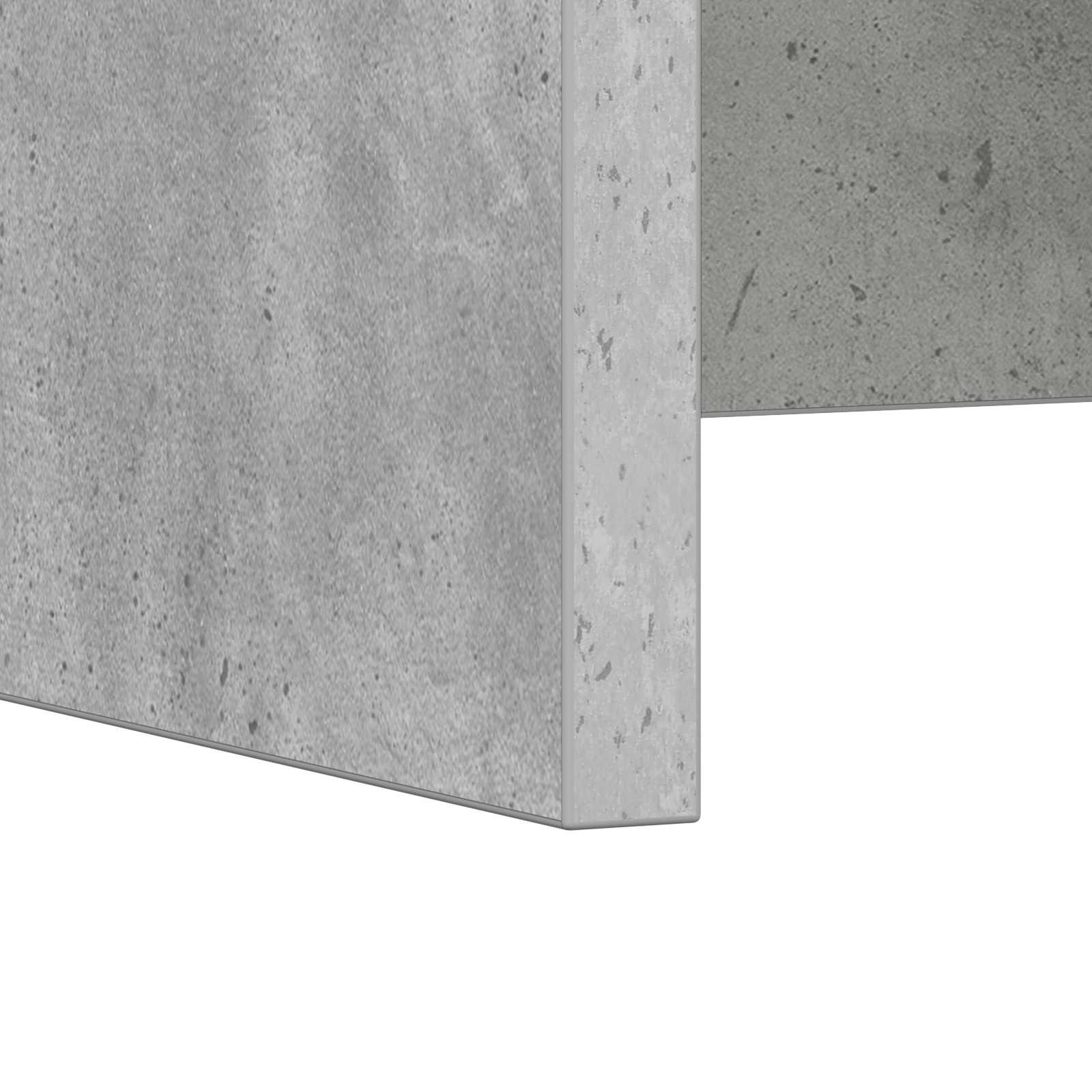 Stol za zid Betonski sivi 60 x 45 x 30 cm Konstruirano drvo