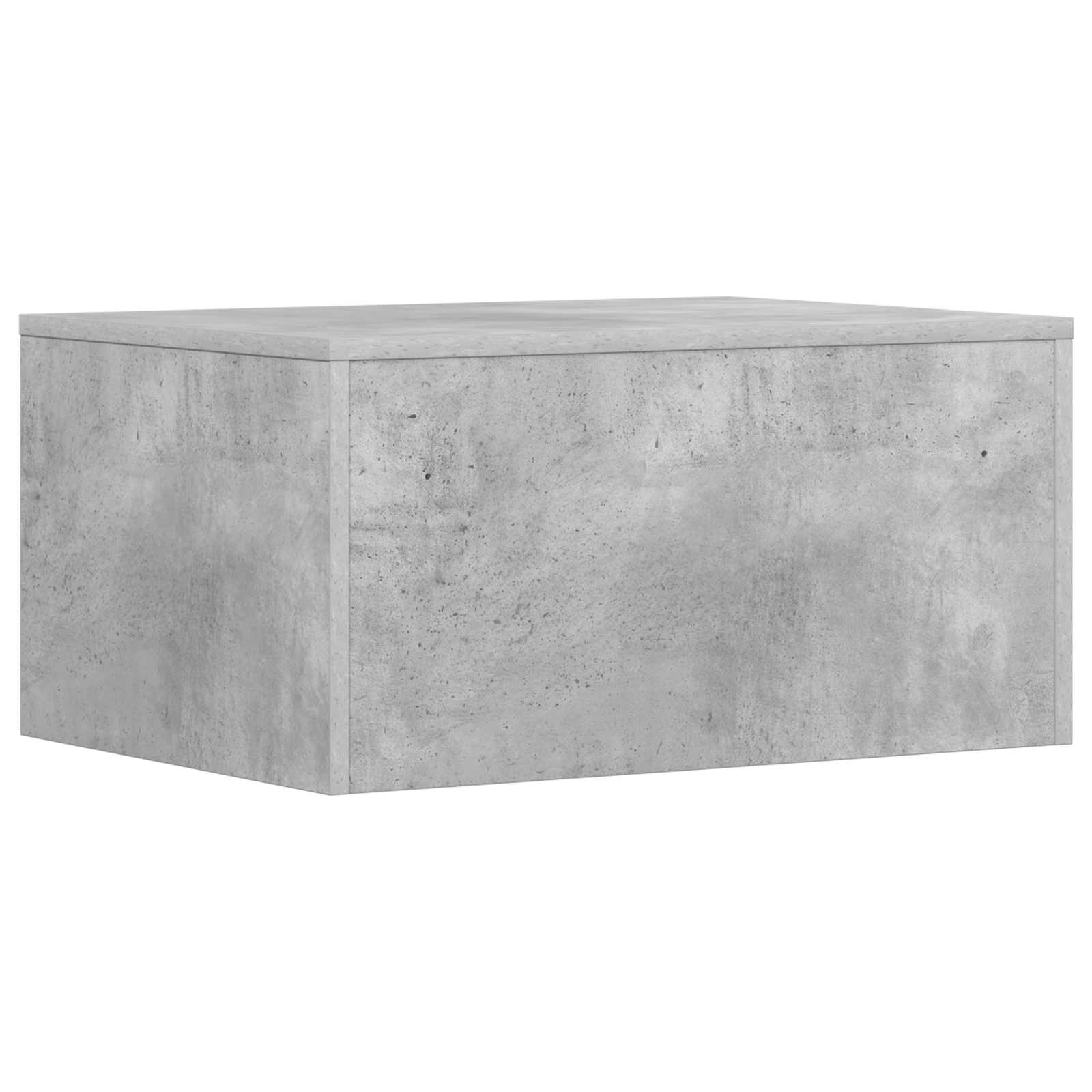 Stol za zid Betonski sivi 60 x 45 x 30 cm Konstruirano drvo