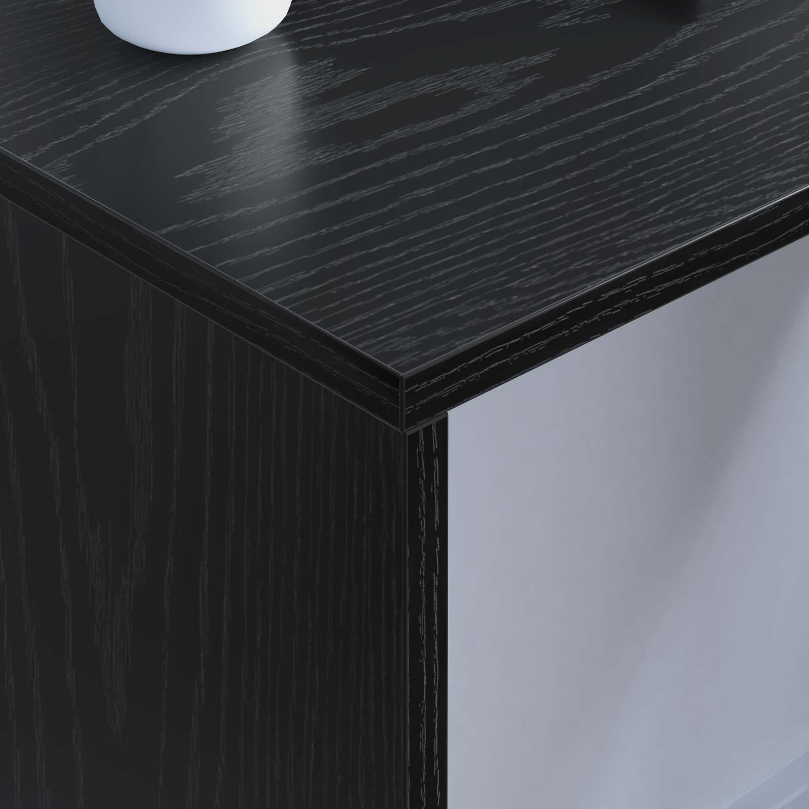 Stol za zid Zidne Crni hrast 80 x 45 x 30 cm Konstruirano drvo