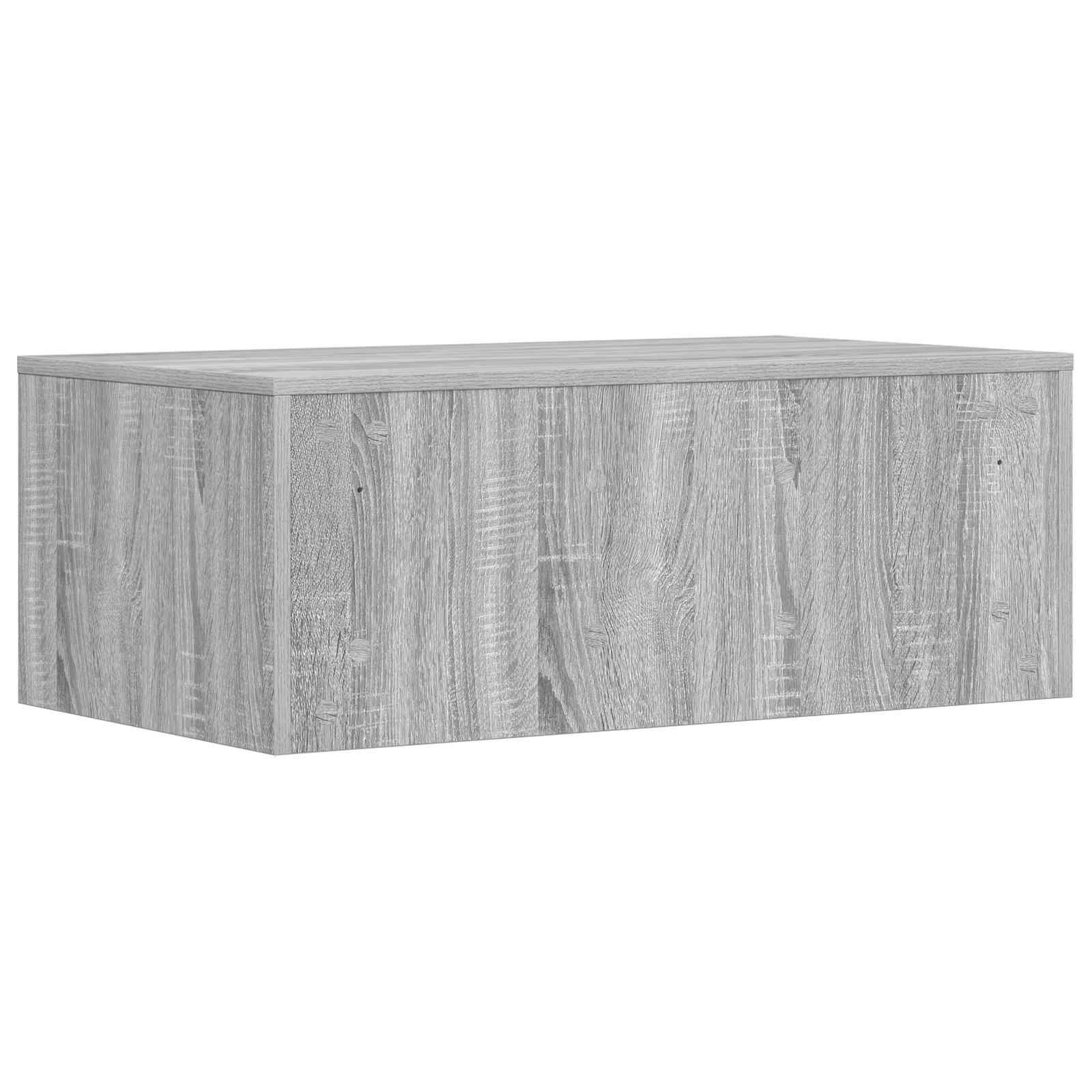 Stol za zid Zidne Siva Sonoma 80 x 45 x 30 cm Konstruirano drvo