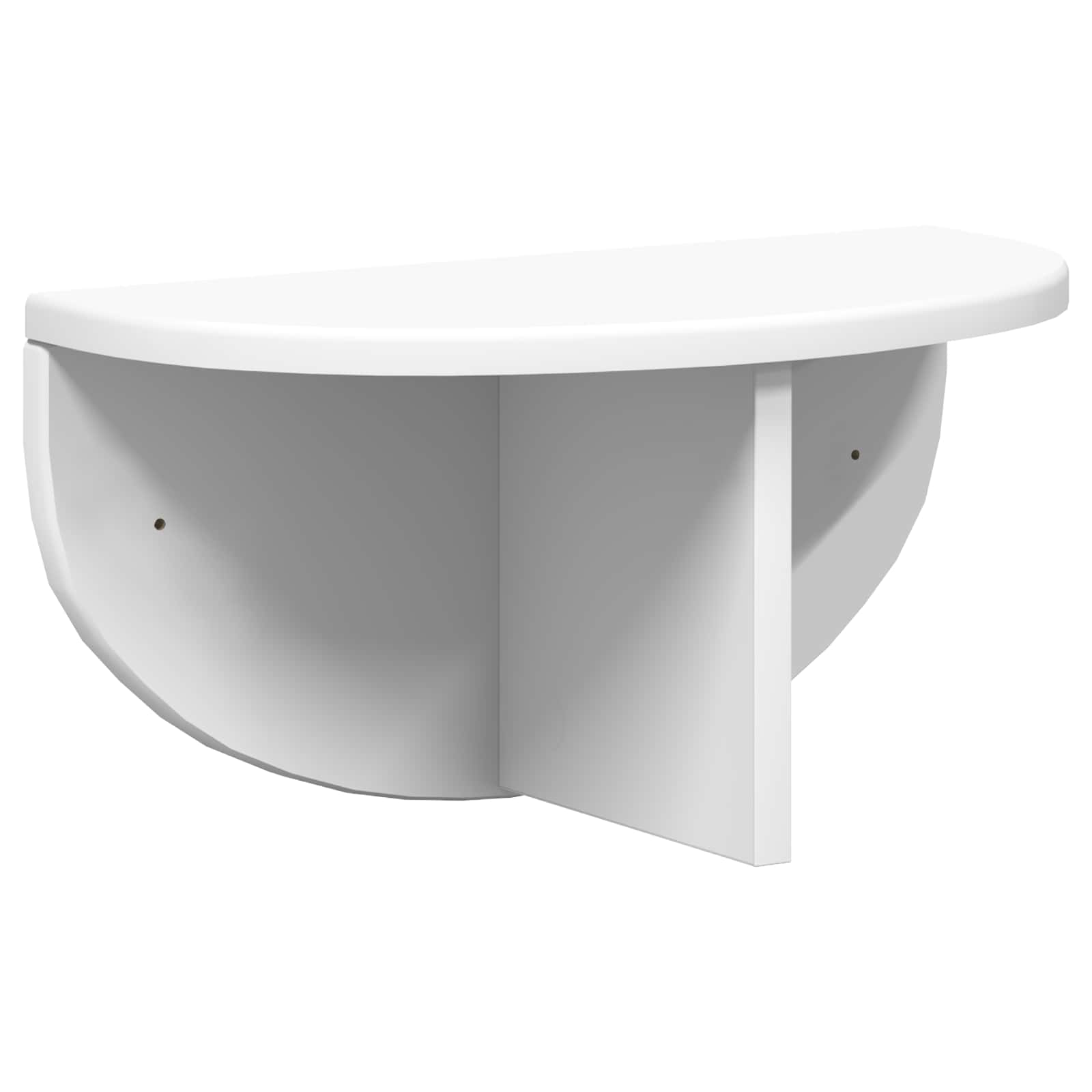 Polica na zidu Zidne Bijelo 38 x 19 x 19 cm Konstruirano drvo