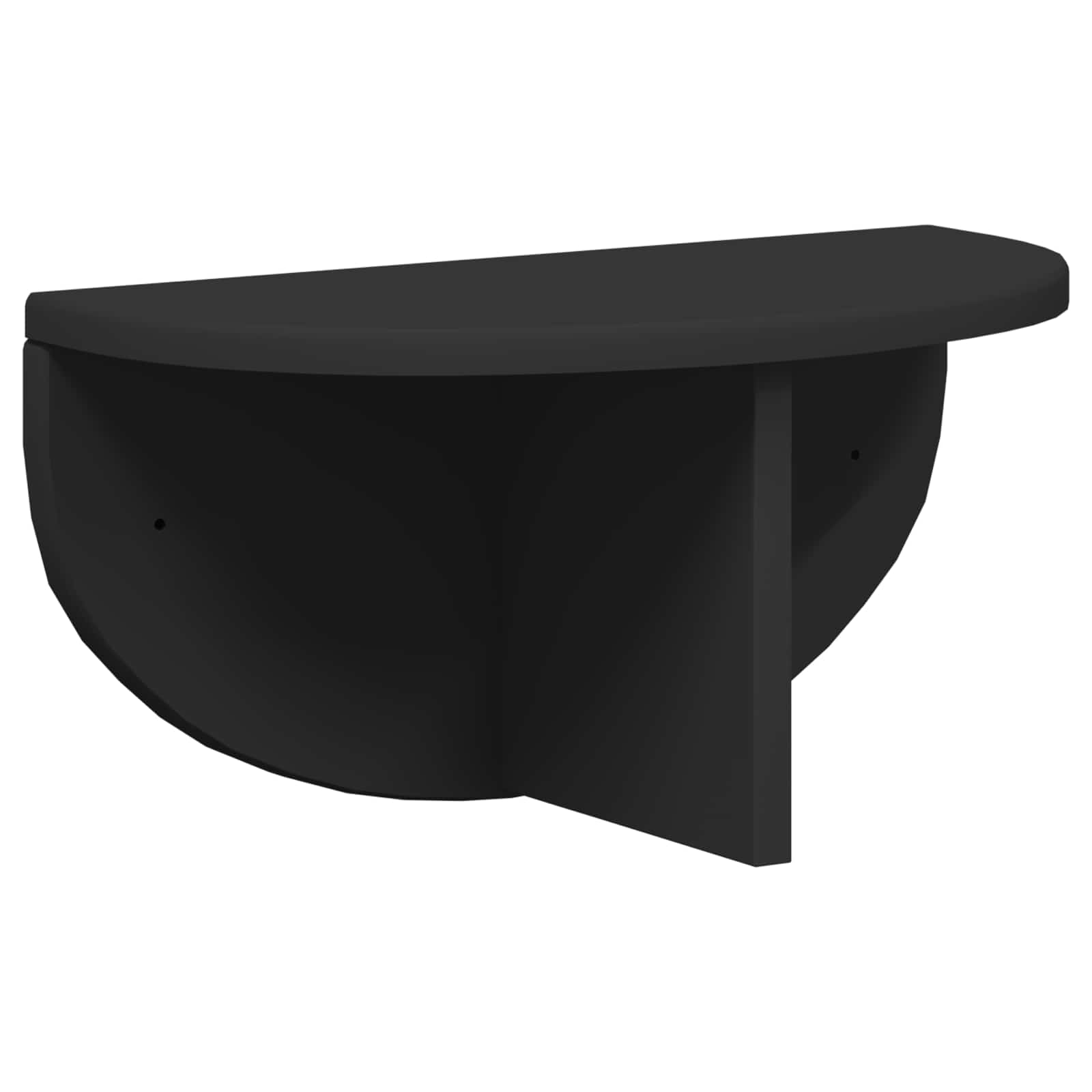 Polica na zidu Zidne Crna 38 x 19 x 19 cm Konstruirano drvo