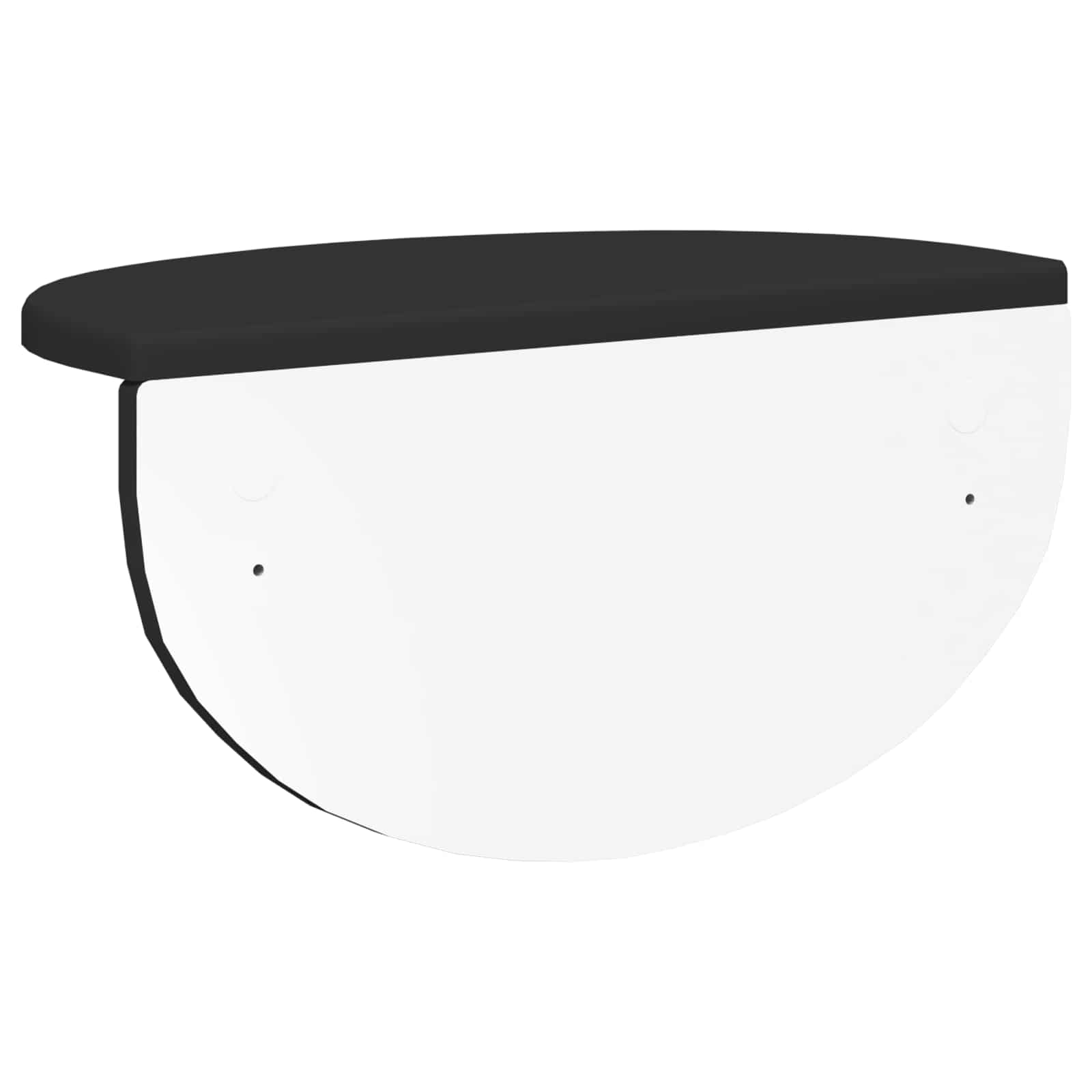 Polica na zidu Zidne Crna 38 x 19 x 19 cm Konstruirano drvo