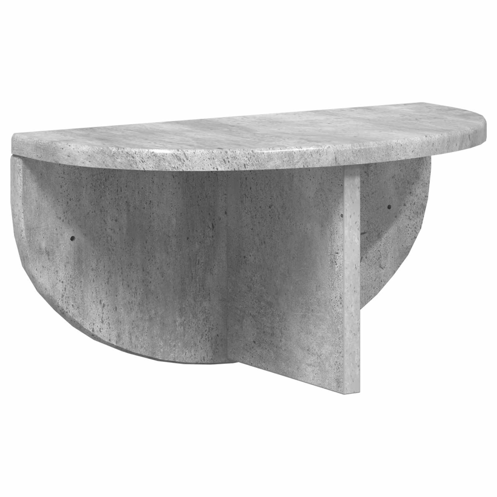 Polica na zidu Betonski sivi 38 x 19 x 19 cm Konstruirano drvo