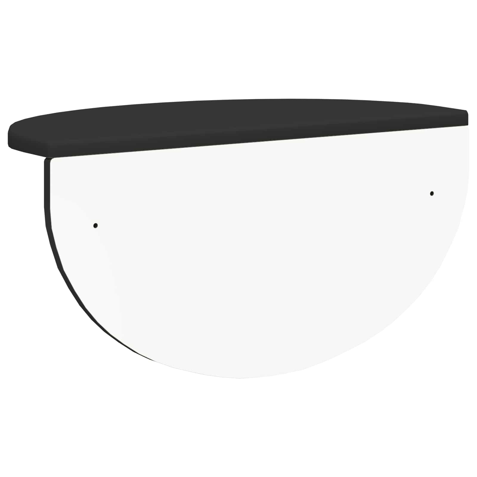 Polica na zidu Zidne Crna 48 x 24 x 24 cm Konstruirano drvo