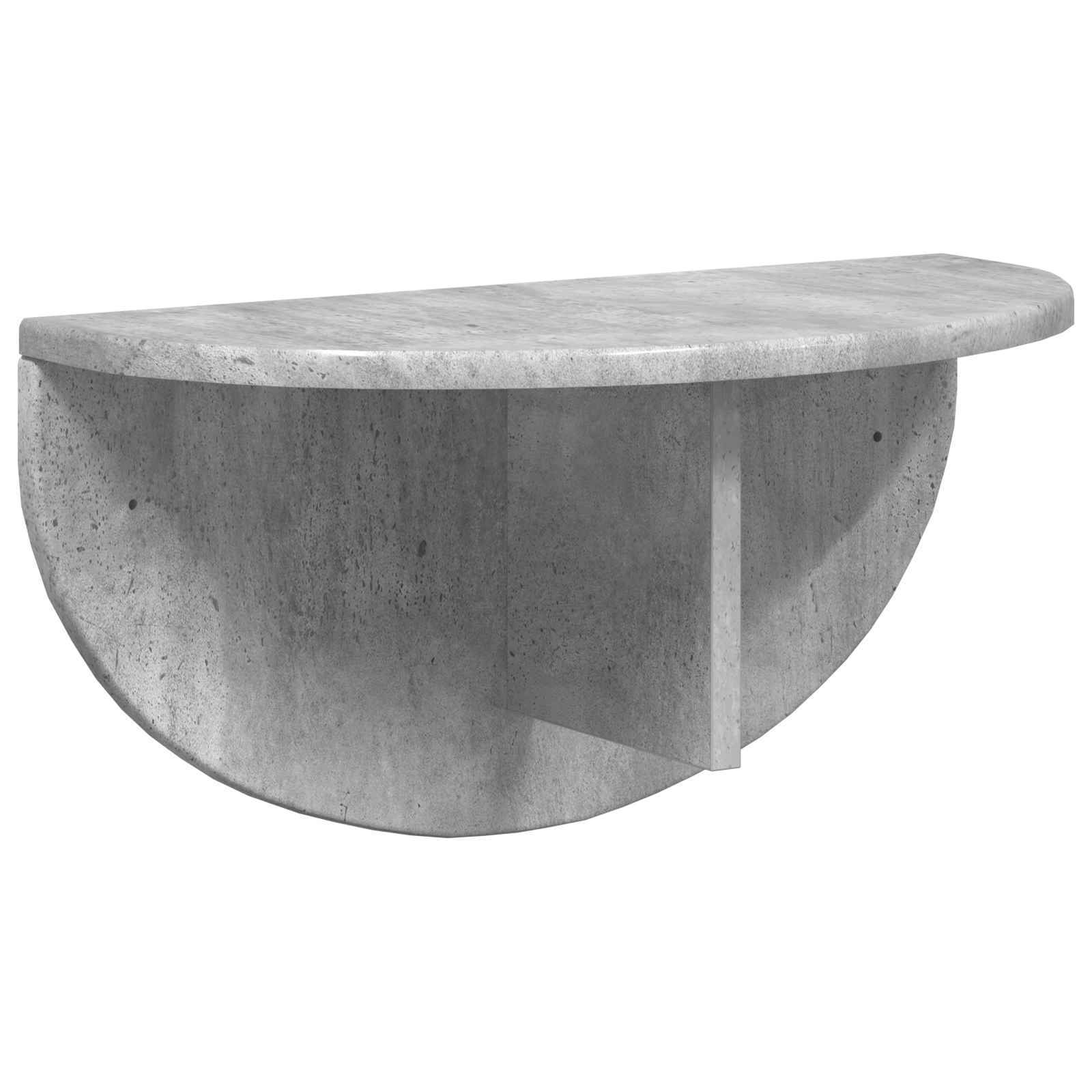 Polica na zidu Zidne 2 pcs Betonski sivi 48 x 24 x 24 cm