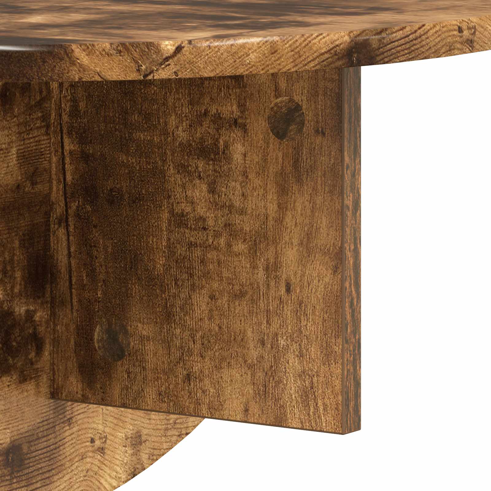 Polica na zidu Zidne 2 pcs Dimljeni hrast 48 x 24 x 24 cm