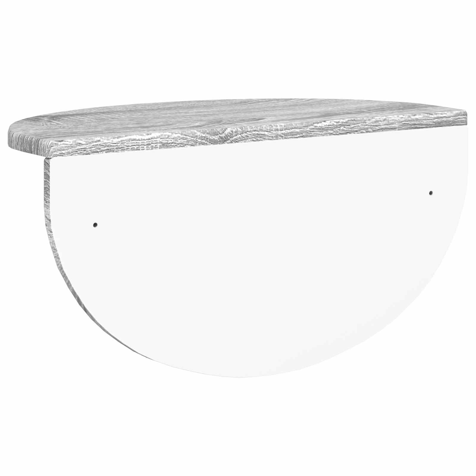Polica na zidu Siva Sonoma 48 x 24 x 24 cm Konstruirano drvo