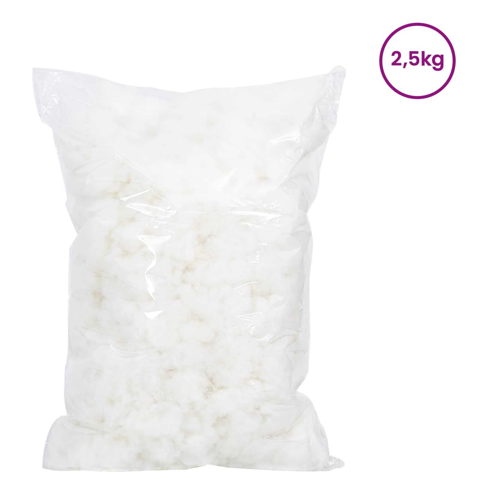 Vlakno Punjenje Bijeli 2,5 kg Poliester