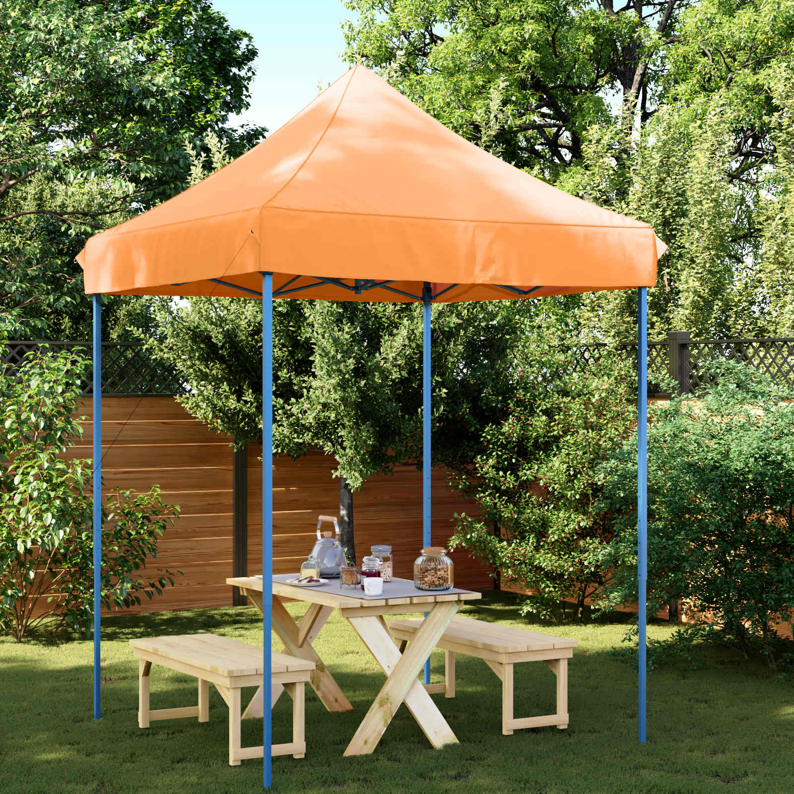 Šator za zabave Narančasta 200 x 200 x 306 cm Oxford tkanina