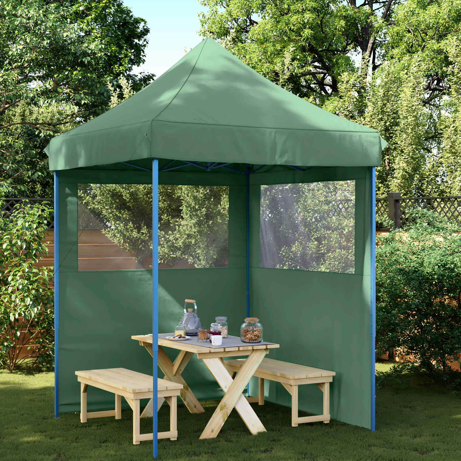 Šator za zabave Zelena 200 x 200 x 306 cm Oxford tkanina