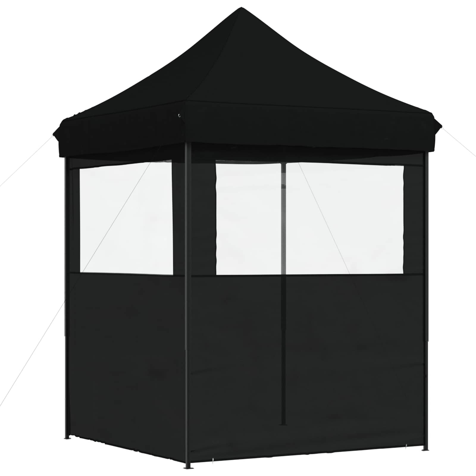 Šator za zabave Crna 200 x 200 x 306 cm Oxford tkanina