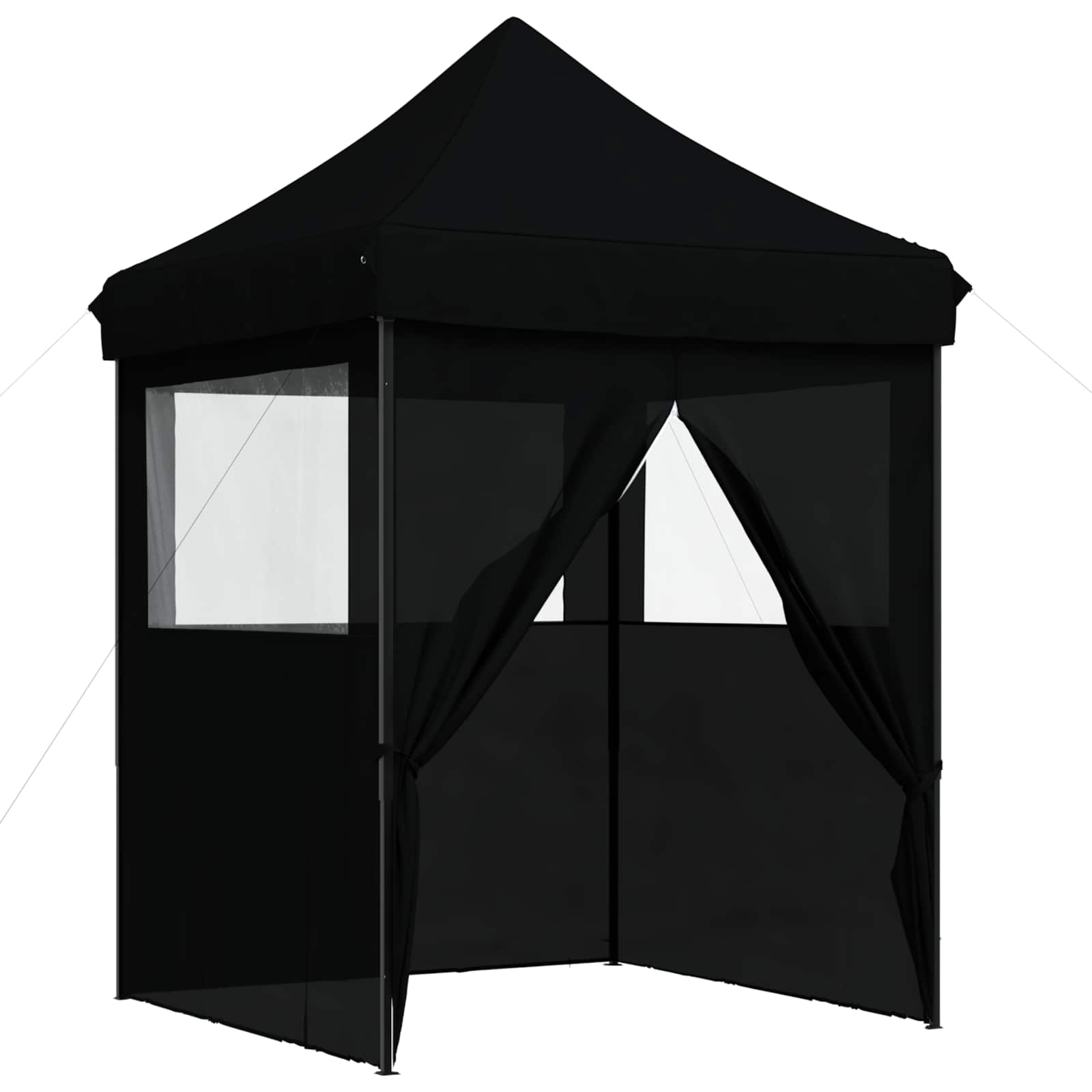 Šator za zabave Crna 200 x 200 x 306 cm Oxford tkanina