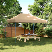 Šator za zabave Bež 279 x 410 x 315 cm Oxford tkanina