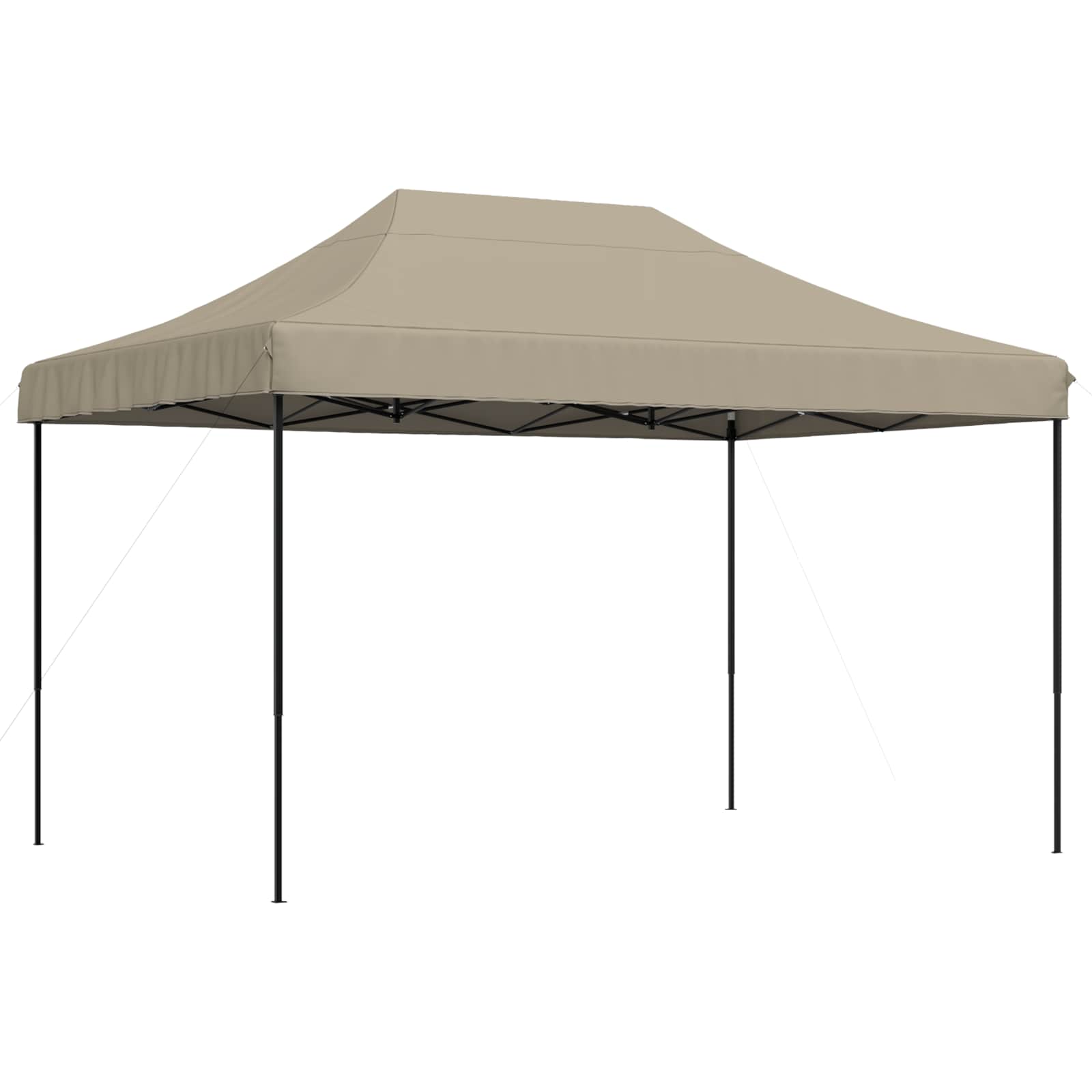 Šator za zabave Sivo-smeđa 279 x 410 x 315 cm Oxford tkanina