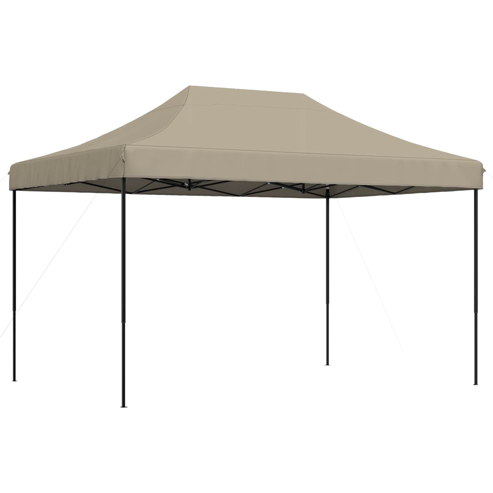 Šator za zabave Sivo-smeđa 279 x 410 x 315 cm Oxford tkanina