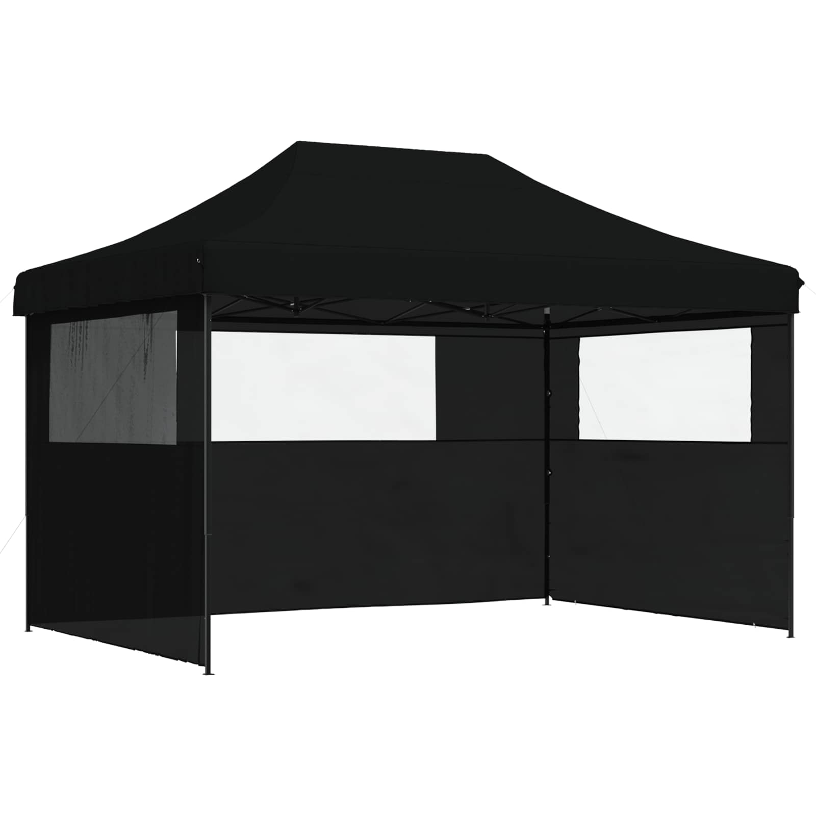 Šator za zabave Crna 279 x 410 x 315 cm Oxford tkanina