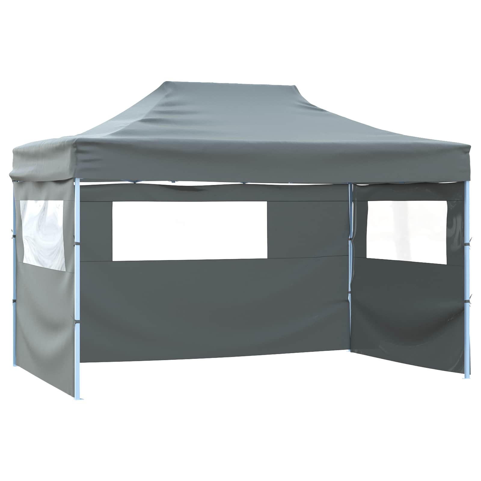 Šator za zabave Antracit 280 x 410 x 315 cm Oxford tkanina