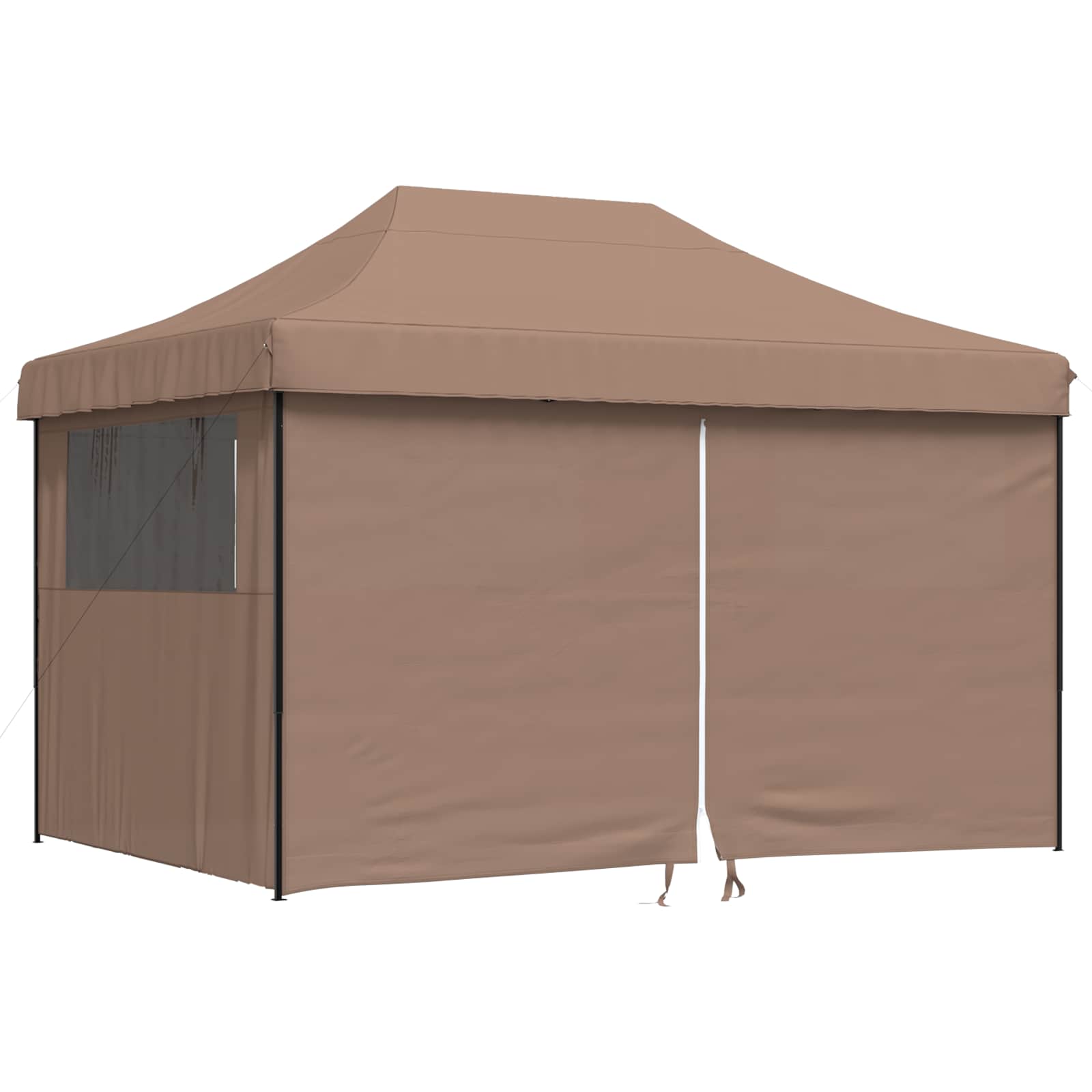 Šator za zabave Smeđa 279 x 410 x 315 cm Oxford tkanina